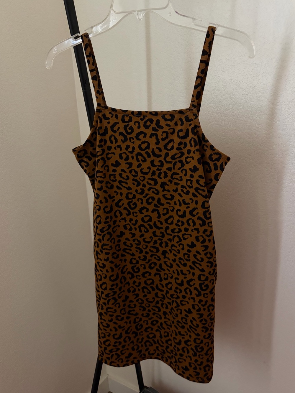 Cheetah Mini Dress with Pockets